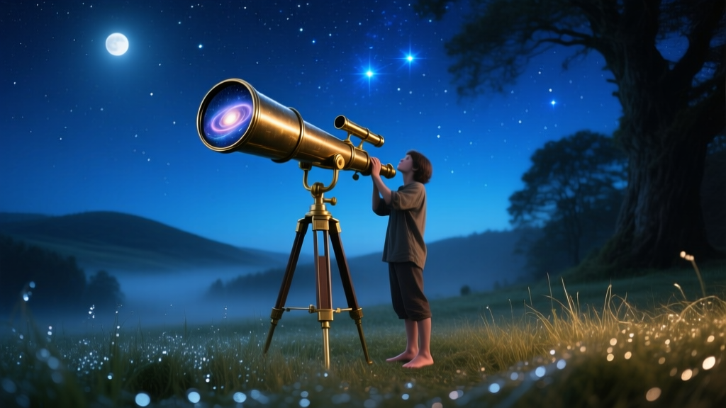 Telescope Feeling Awe: Emotional Dream Meaning