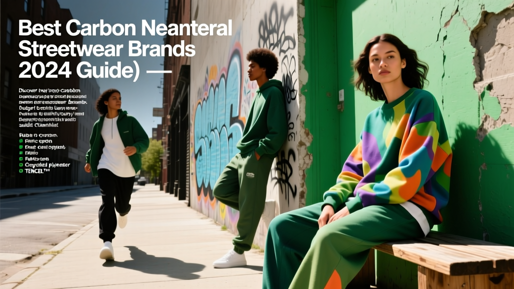 Best Carbon Neutral Streetwear Brands (2024 Guide)