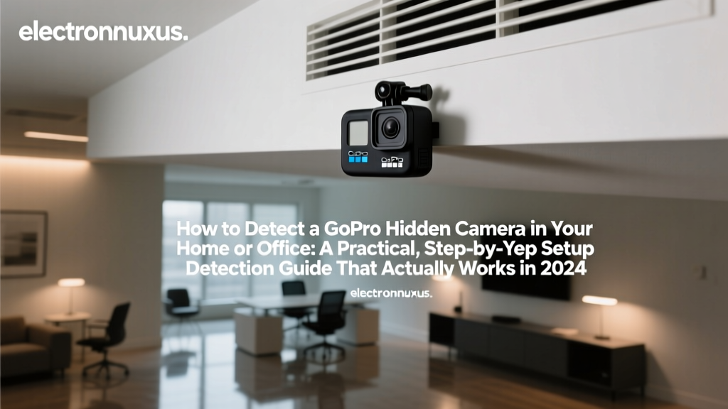 How to Detect a GoPro Hidden Camera in Your Home or Office: A Practical, Step-by-Step Setup Detection Guide That Actually Works in 2024