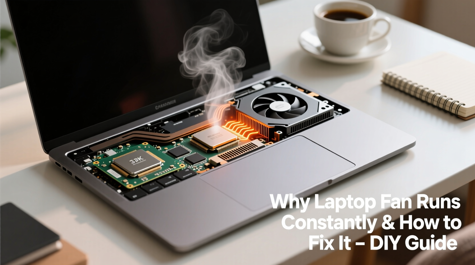 why does my laptop fan run constantly and how to calm it without professional help