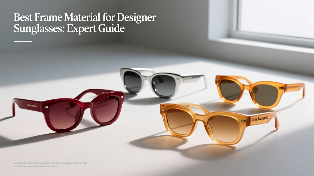 Best Frame Material for Designer Sunglasses: Expert Guide