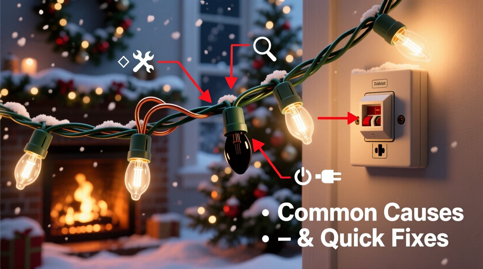 why are some christmas lights not working common causes and quick fixes