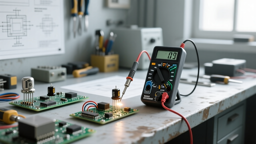 Inventory QC: Testing of Transistor Using Multimeter