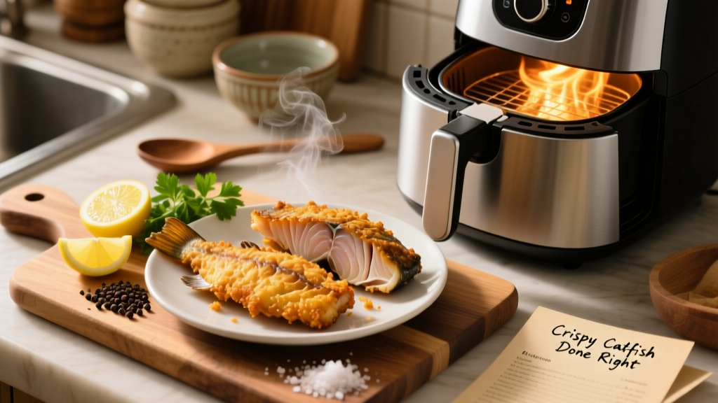 Air Fryer Catfish Steaks: Crispy, Juicy & Done Right