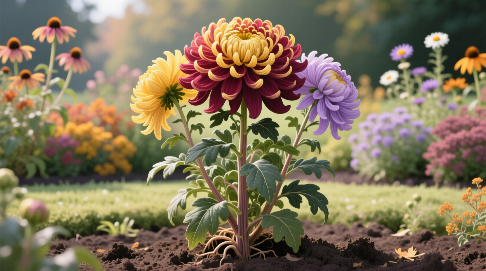 are mums perennials