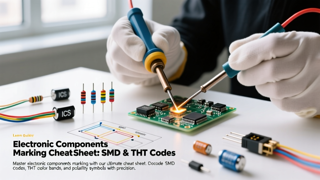 Electronic Components Marking Cheat Sheet: SMD & THT Codes