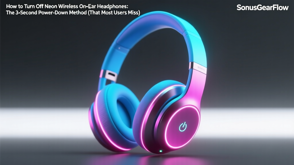 Neon Wireless Headphones: How to Truly Turn Off