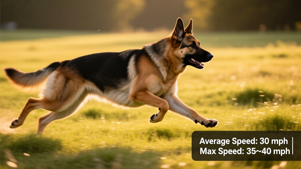 How Fast Can a German Shepherd Run? Average & Max Speed
