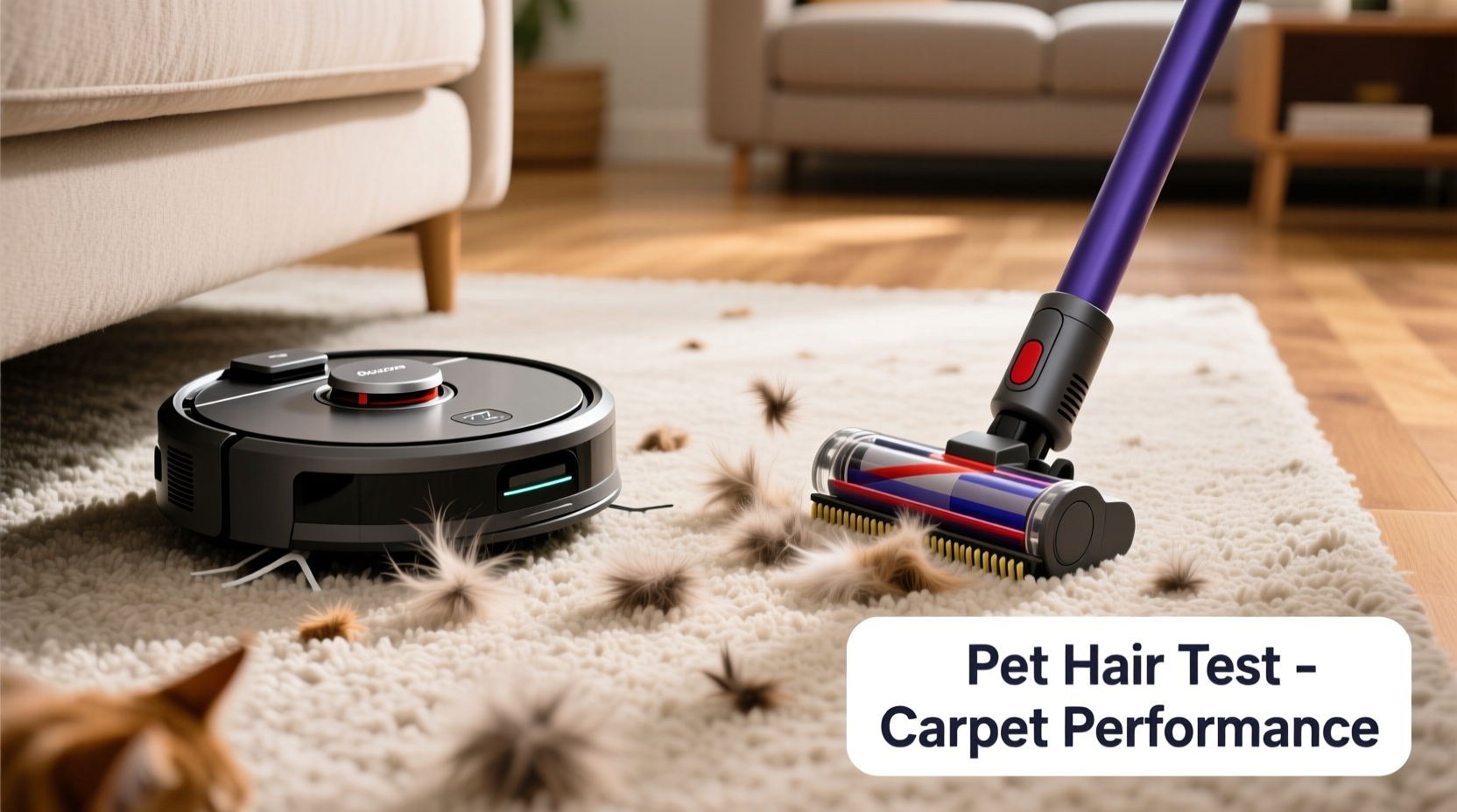 robot vacuum vs cordless stick vacuum which one actually handles pet hair on carpets better