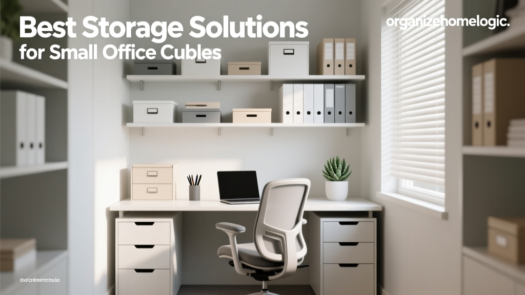 Best Storage Solutions for Small Office Cubicles