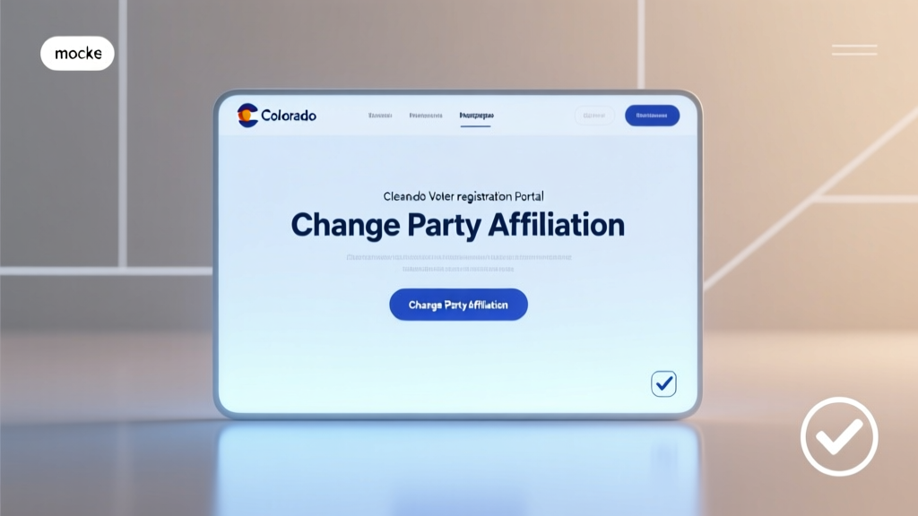 Change Party Affiliation in Colorado: 5-Minute 2026 Guide