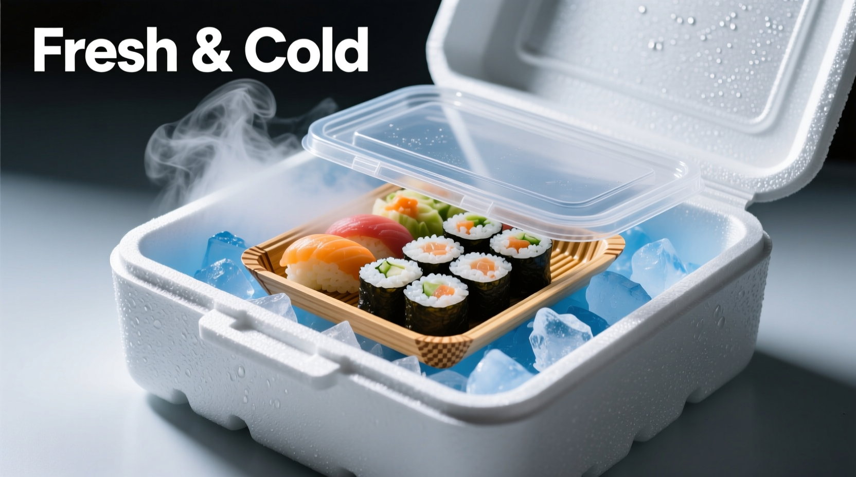 Proper food packaging with insulated container and dry ice