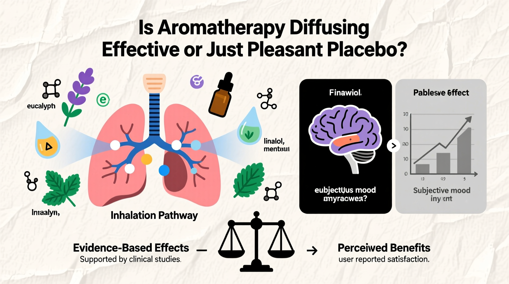 is aromatherapy diffusing actually effective or just pleasant placebo