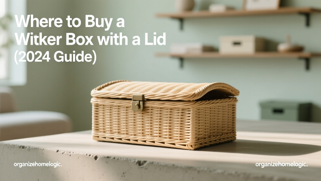 Where to Buy a Wicker Box with a Lid (2024 Guide)