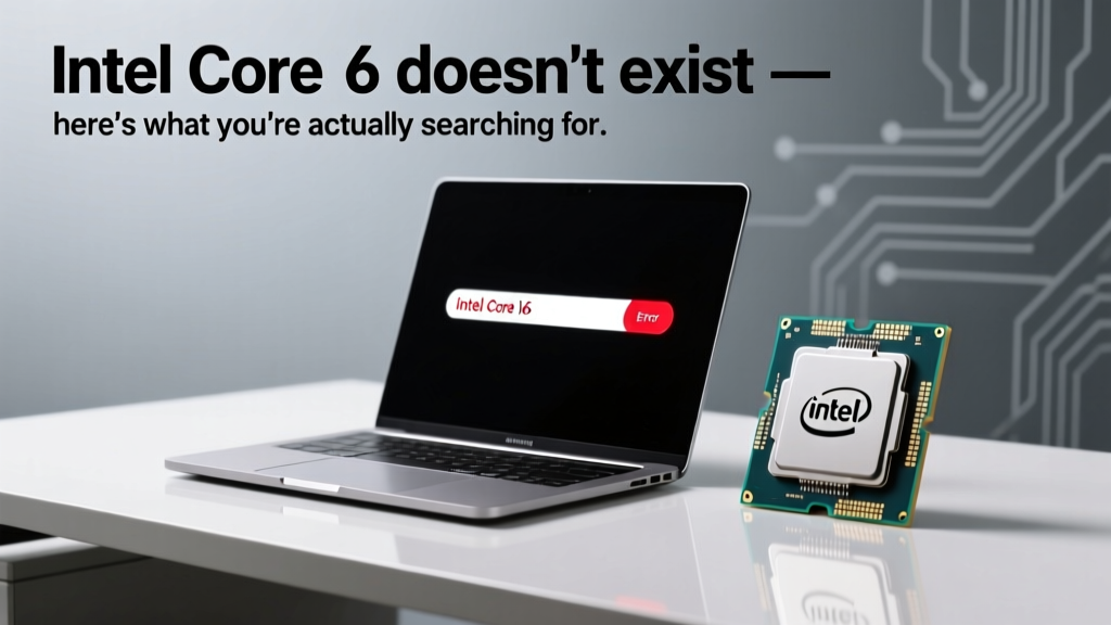 Intel Core i6 Doesn't Exist — Here's Why