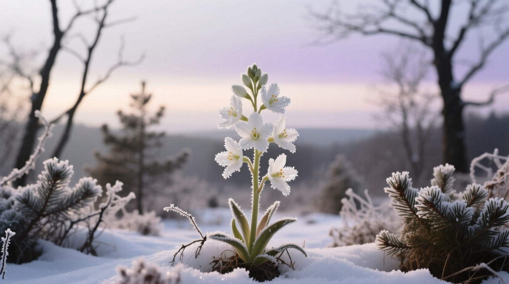 thryallis in winter