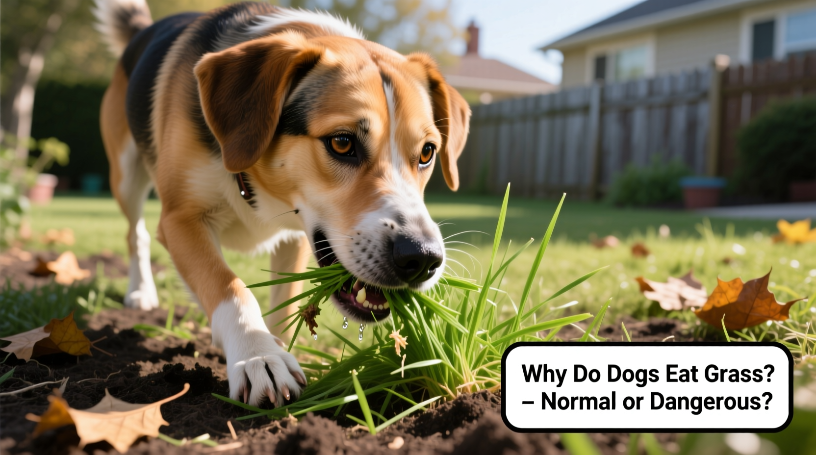 why do dogs eat grass is it dangerous or normal behavior