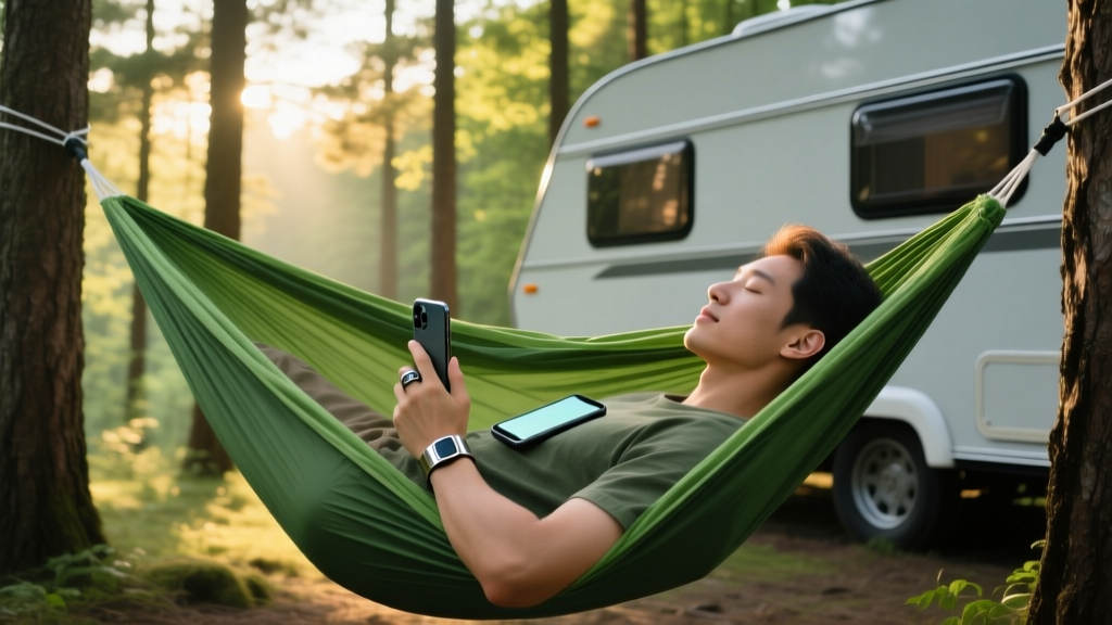 Track Deep Sleep in a Tri Hammock With Smart Rings & Watches