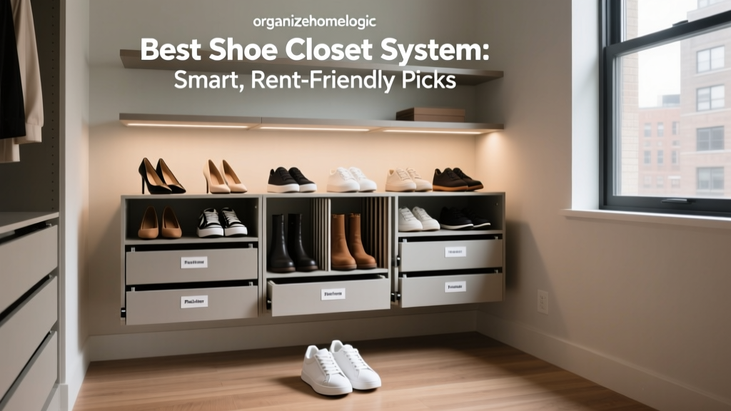 Best Shoe Closet System: Smart, Rent-Friendly Picks