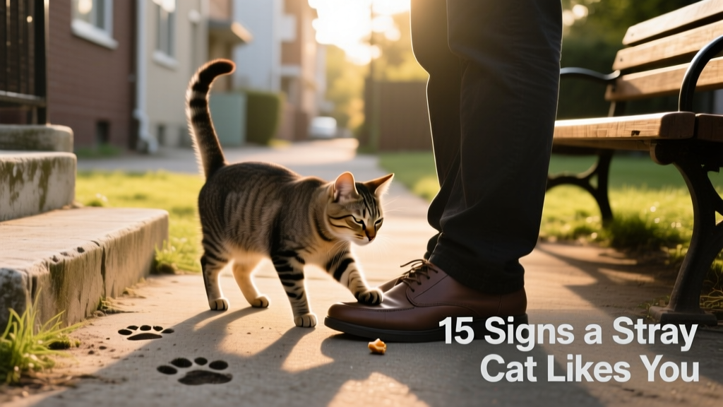 15 Signs a Stray or Feral Cat Likes You: Understanding Cat Behavior