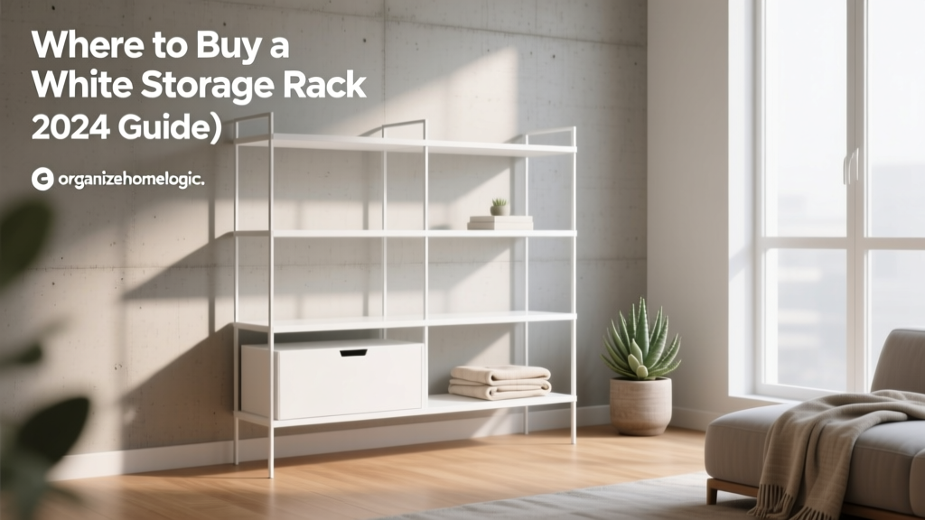 Where to Buy a White Storage Rack (2024 Guide)