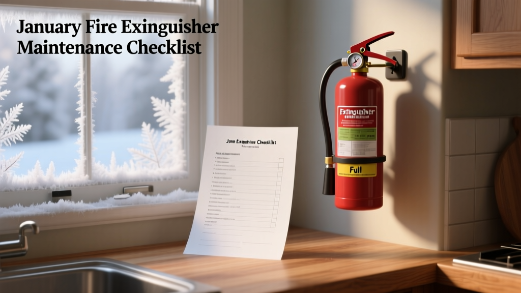 January Fire Extinguisher Maintenance Checklist