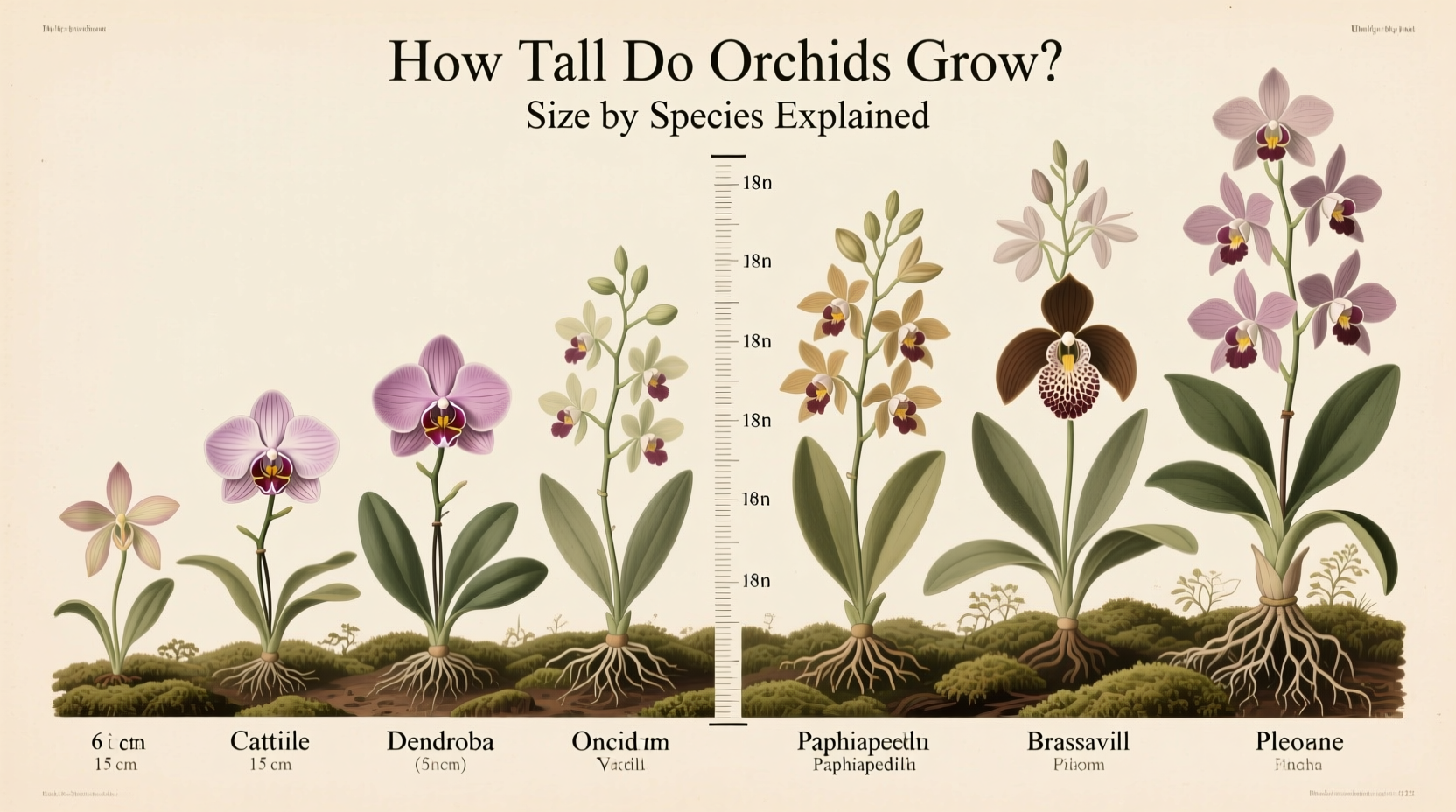 Orchid Heights: 20+ Species Size Guide | TheHomeSprouts
