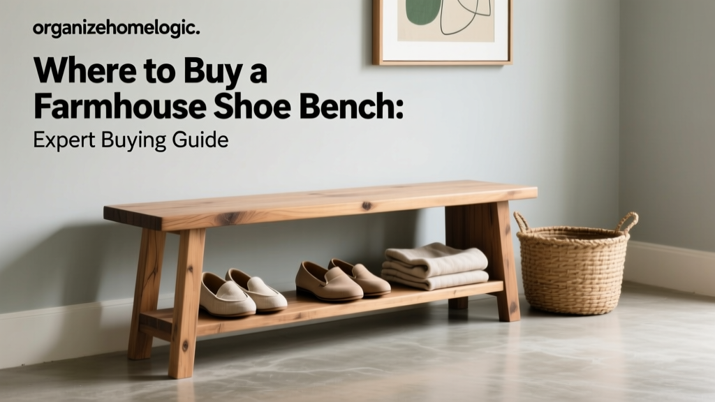 Where to Buy a Farmhouse Shoe Bench: Expert Buying Guide