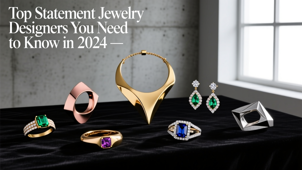 Top Statement Jewelry Designers You Need to Know in 2024