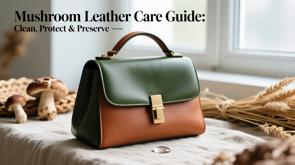 Mushroom Leather Care Guide: Clean, Protect & Preserve