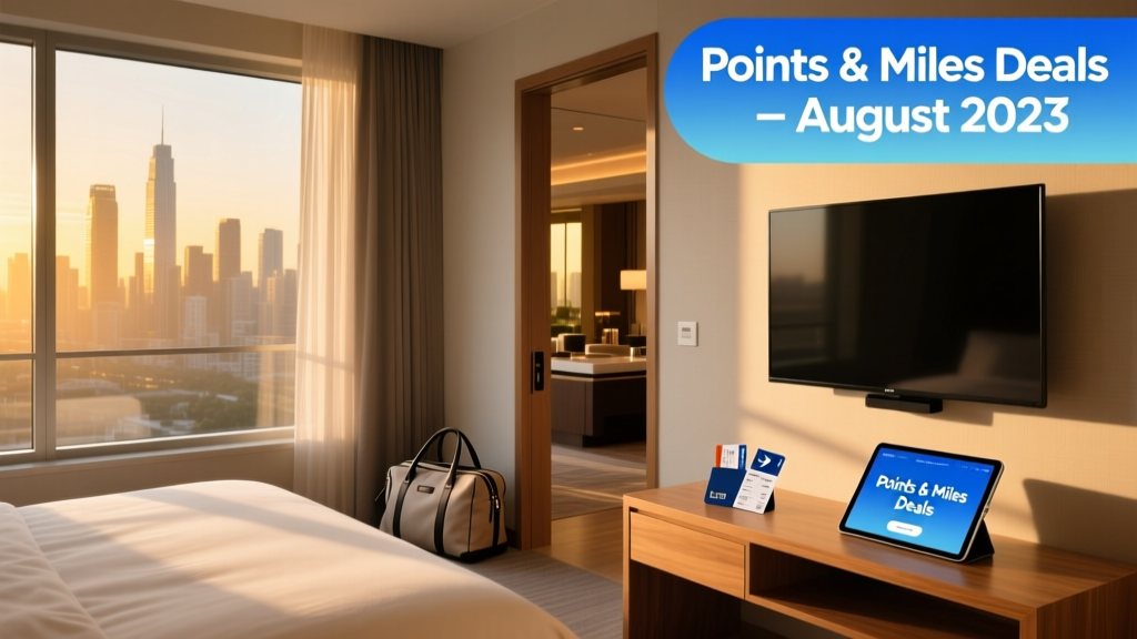 Top Points and Miles Deals for August 2023: Maximize Your Travel Budget with Verified Offers