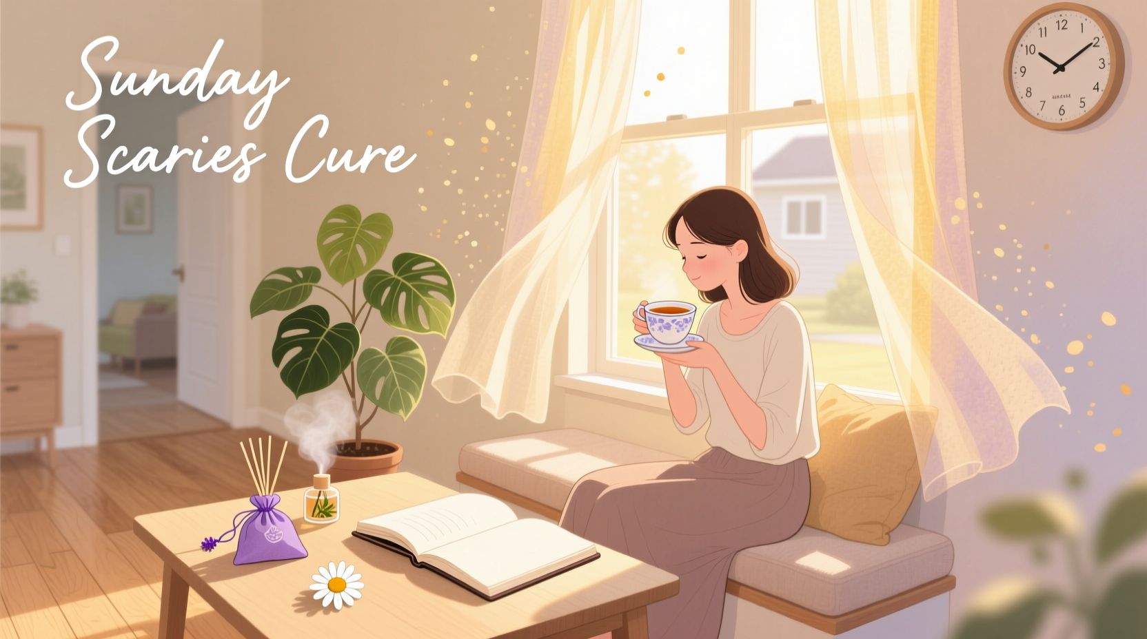 sunday scaries cure routine to start the week calm