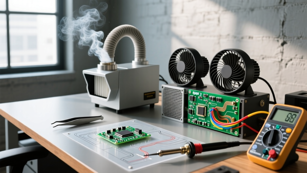 Soldering Ventilation Methods Compared: Extractors vs DIY