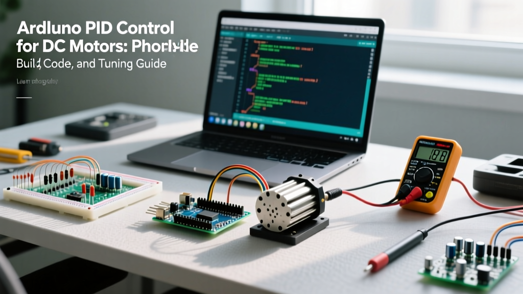 Arduino PID Control for DC Motors: Build, Code, and Tuning Guide