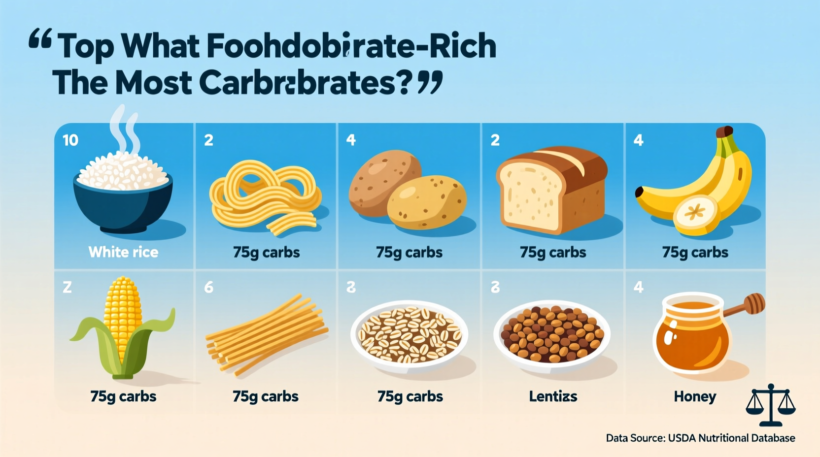 Top 10 Highest Carb Foods: Complete Nutritional Guide