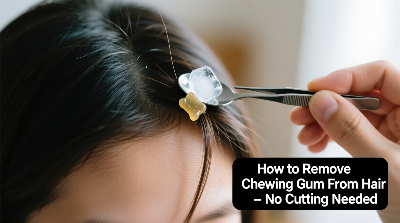 How To Remove Chewing Gum From Hair Without Cutting It All Off
