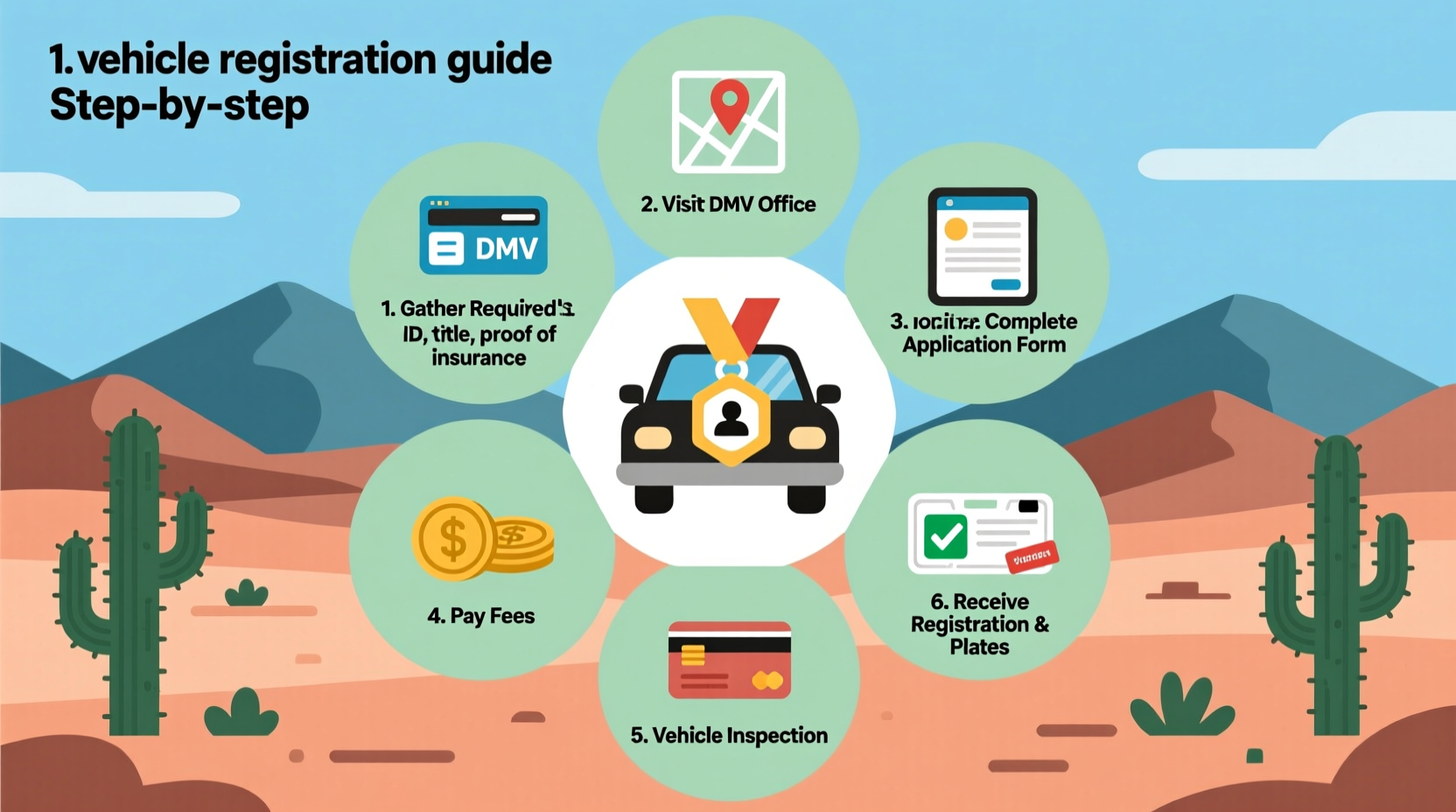 how to register a car in arizona