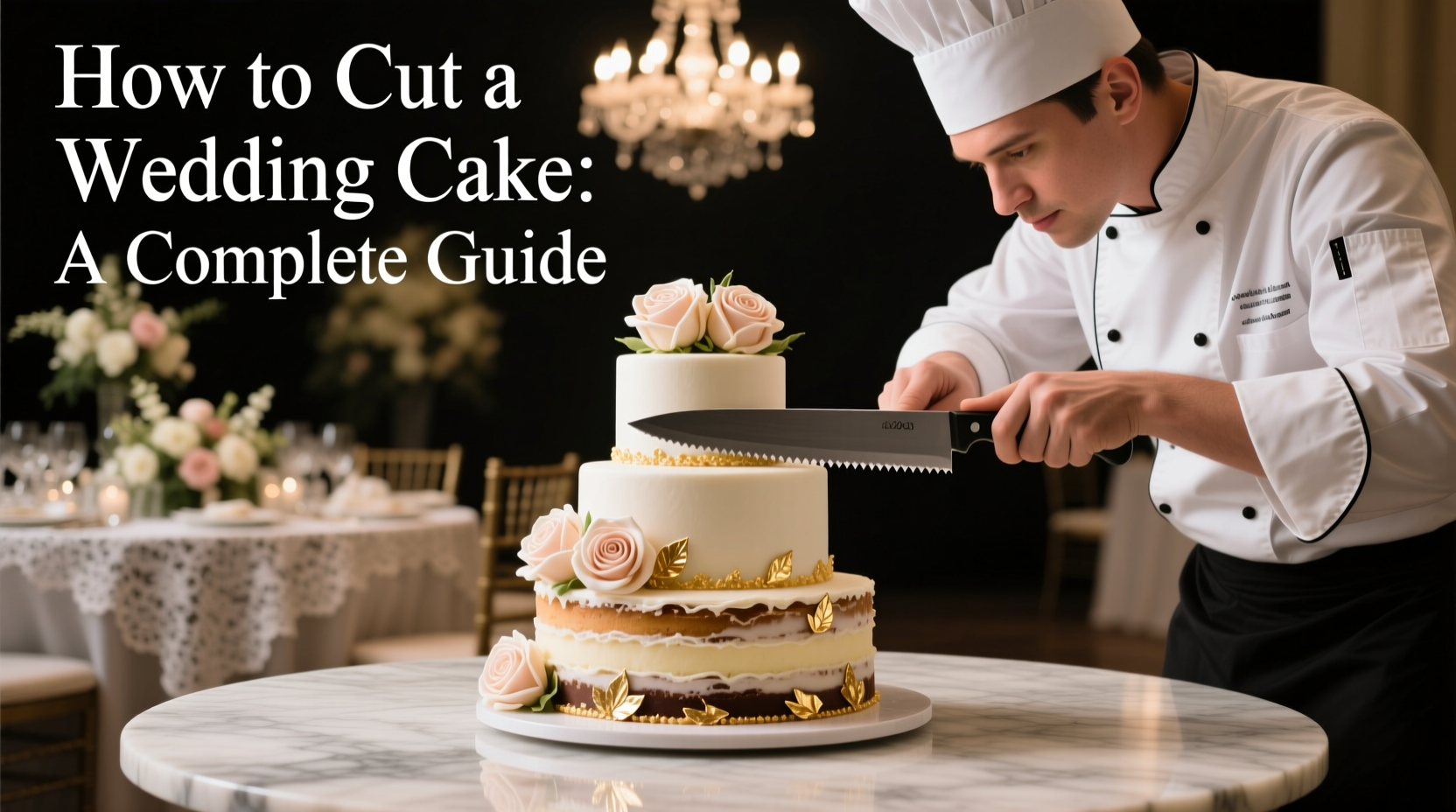 how do i cut a wedding cake