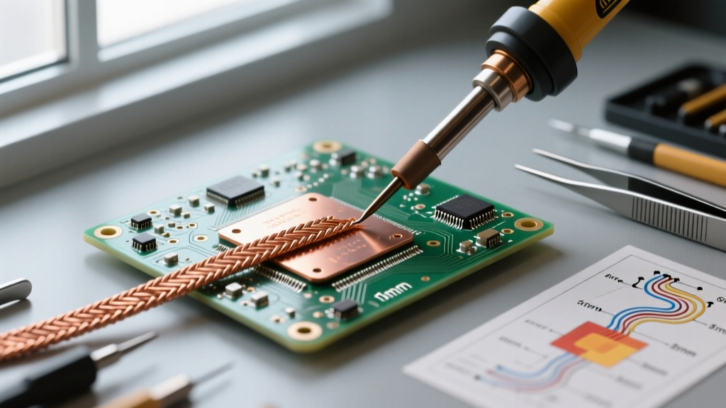 Soldering Braid Material Compatibility Guide for PCB Rework