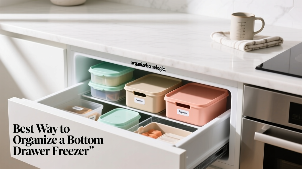 Best Way to Organize a Bottom Drawer Freezer