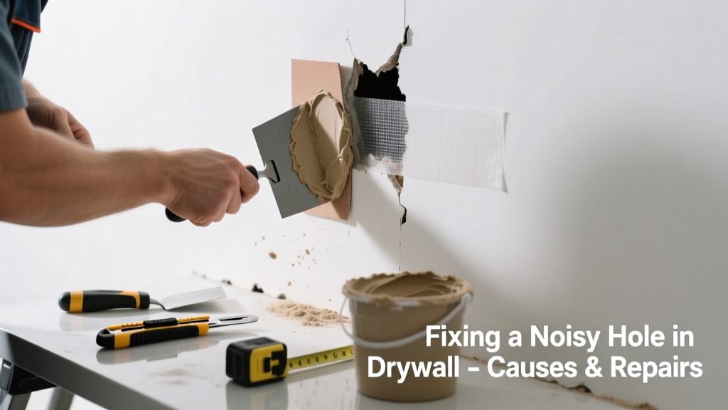 Fixing a Noisy Hole in Drywall: Causes and Repairs