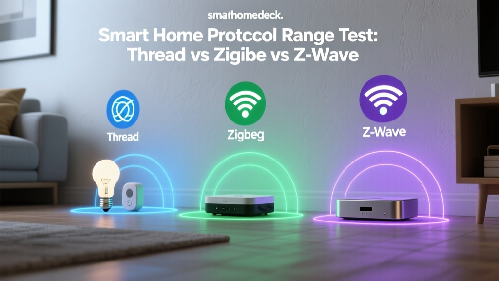 Smart Home Protocol Range Test: Thread vs Zigbee vs Z-Wave