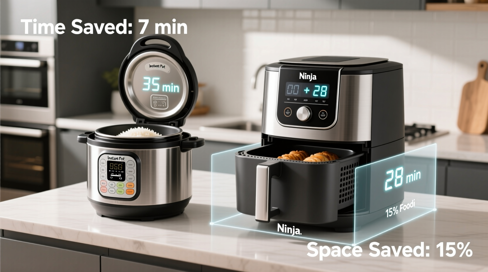 instant pot vs ninja foodi which multicooker saves more time and space