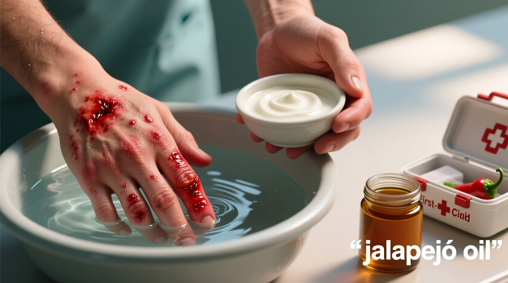 treating jalapeo oil burns on hands
