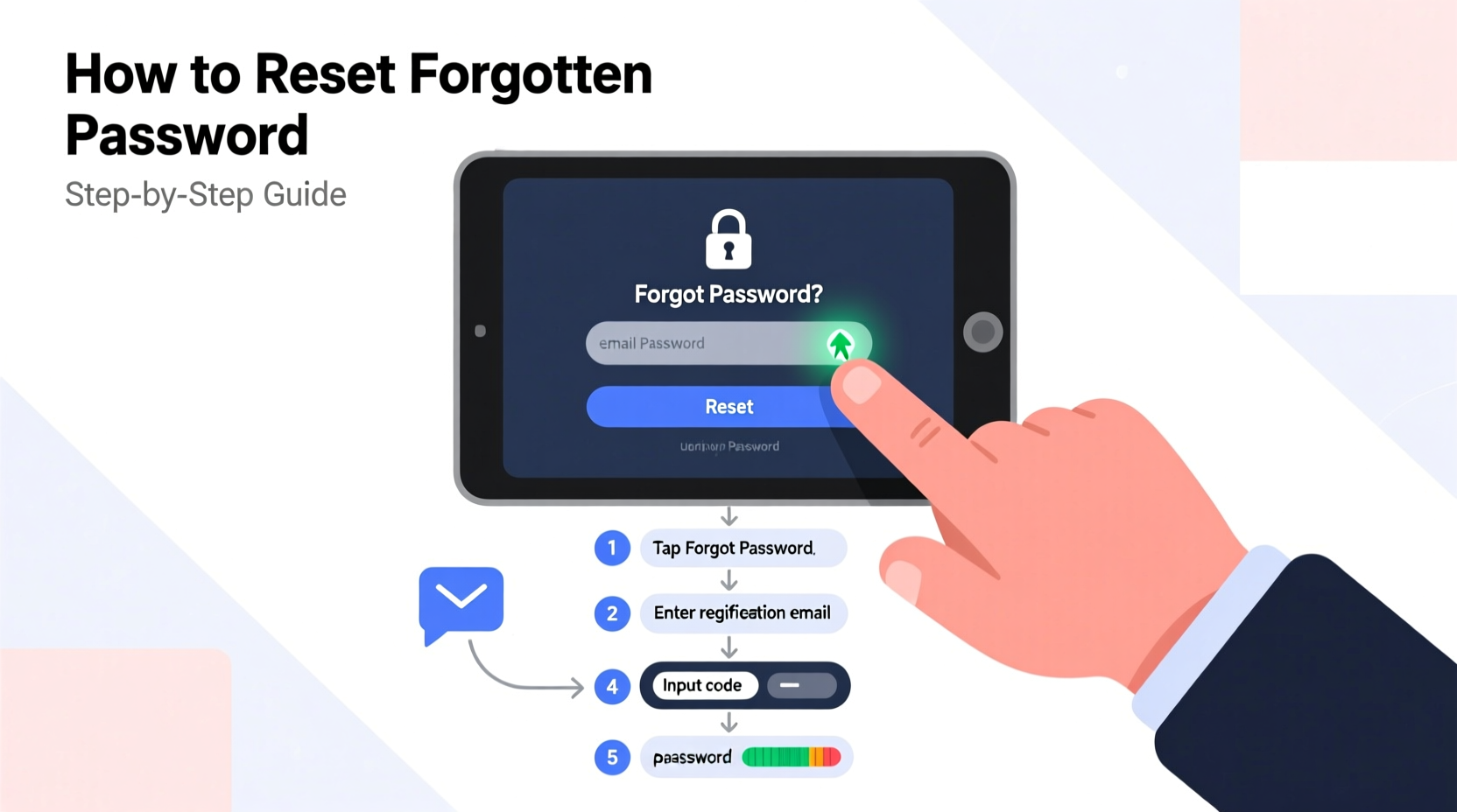 how to reset a forgotten password on a locked tablet