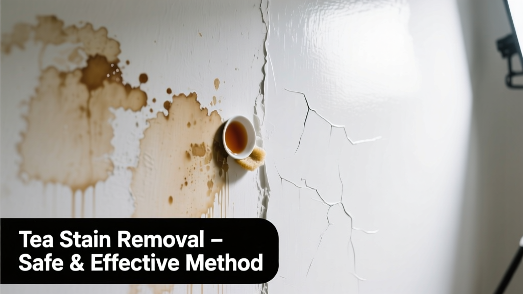 How to Remove Tea Stains from Painted Walls Safely