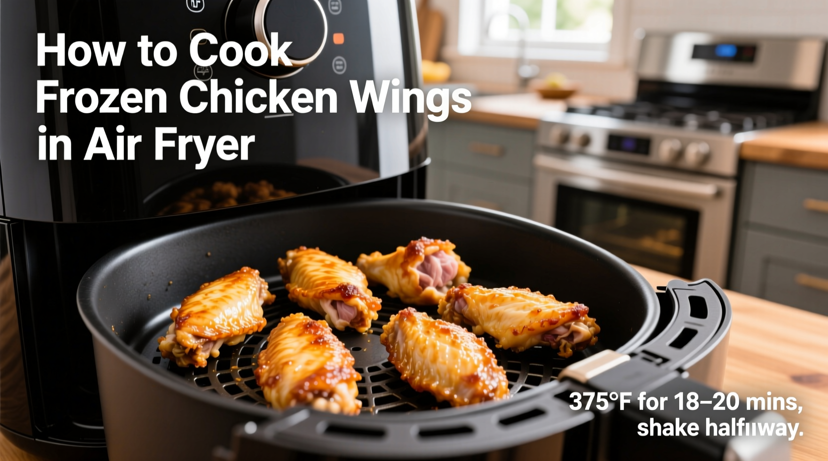 how to cook frozen chicken wings in air fryer