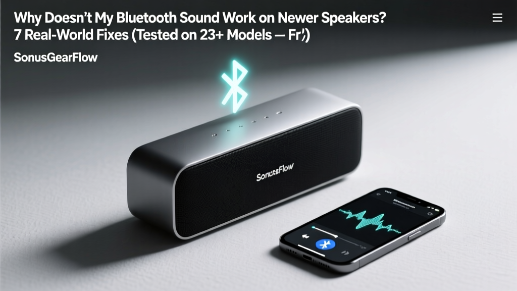 Bluetooth Sound Not Working on New Speakers (2026)