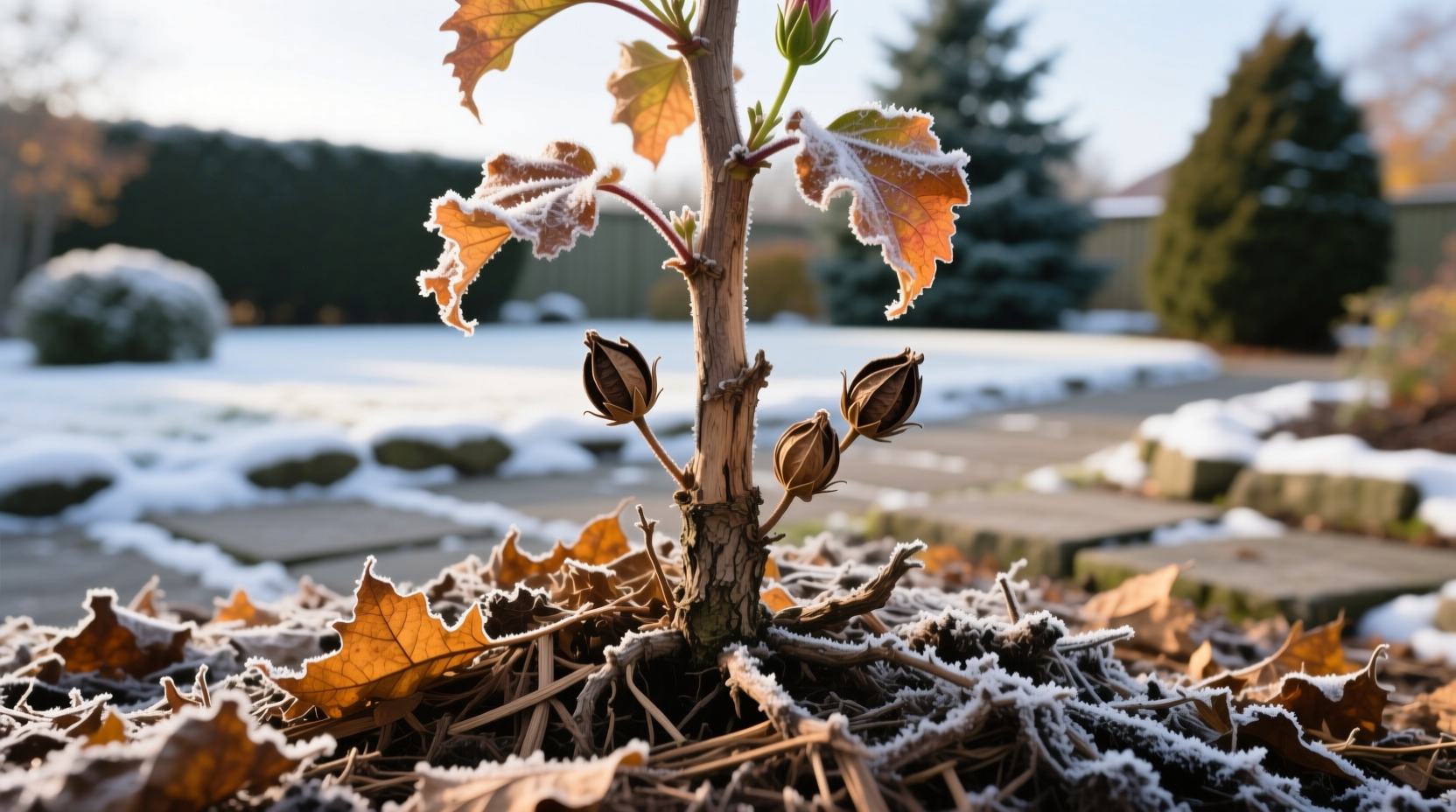 winter care for hardy hibiscus