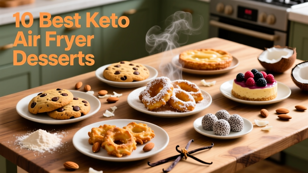 10 Best Keto Air Fryer Desserts (Crispy & Low-Carb)